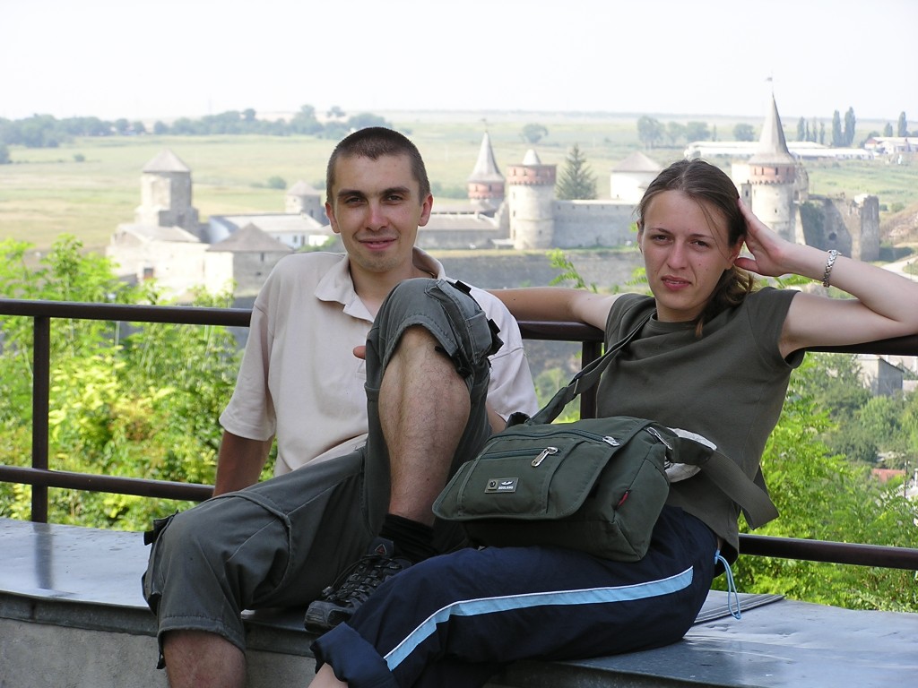 Каменец - крепость
Владимир Олейник и Лиза Романенко