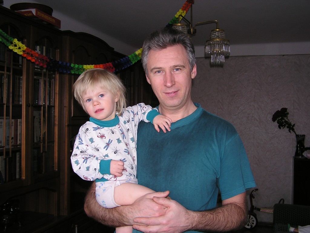 Анатолий Шкрябин и его дочь Даша