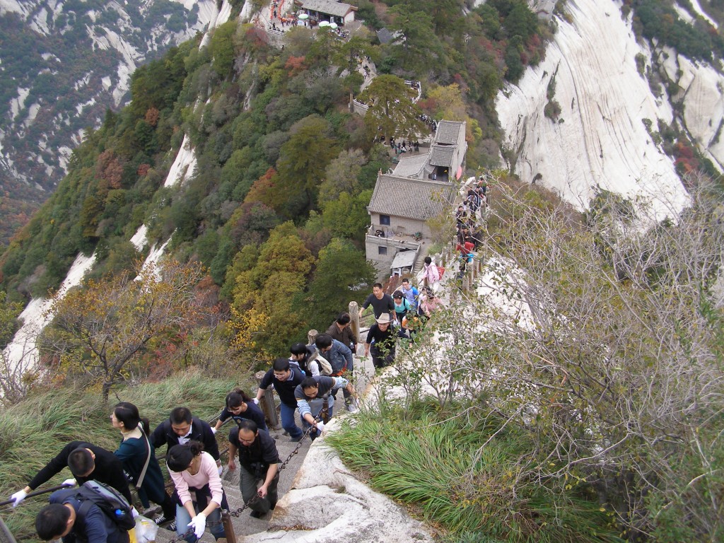 город СиАн, Монастырь ХуаШан
самый опасный туристический маршрут в мире